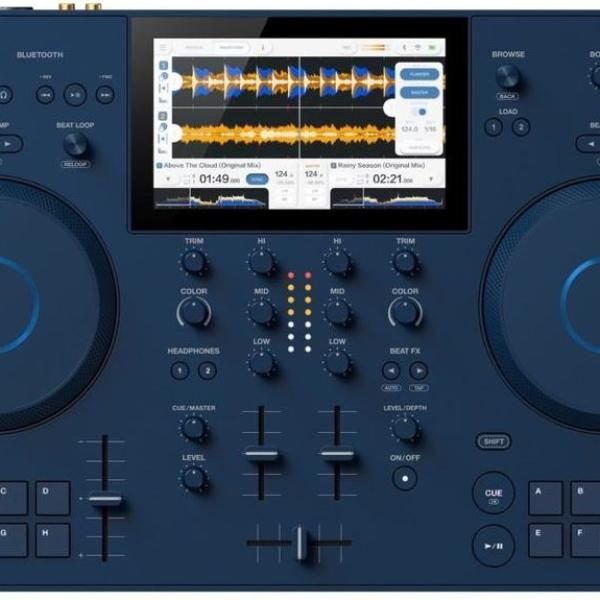 Controlador DJ All - In - One Portátil (Azul) - ALPHATHETA