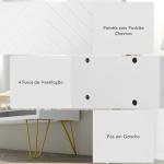 Sapateira Estreita com 4 Gavetas Basculantes e Prateleiras Ajustáveis para 16 Pares 106x24x102 cm Branco