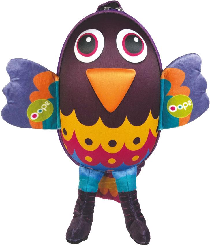 Mochila Corpo Peluche Pavão - OOPS