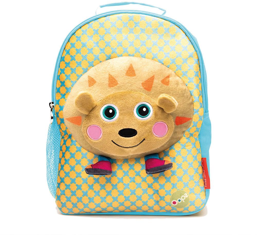 Mochila com Peluche Super - Soft Ouriço - OOPS