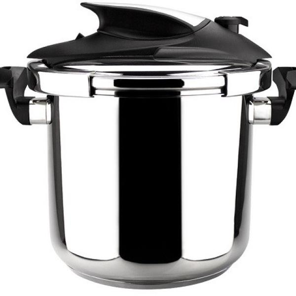 Panela de Pressão Nova c/ Asas 6L (Aço Inoxidável) - MAGEFESA