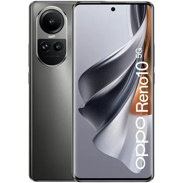 Smartphone Reno 10 5G 6.7 8GB/256GB Dual SIM Android 13 (Cinzento/Prateado) - OPPO