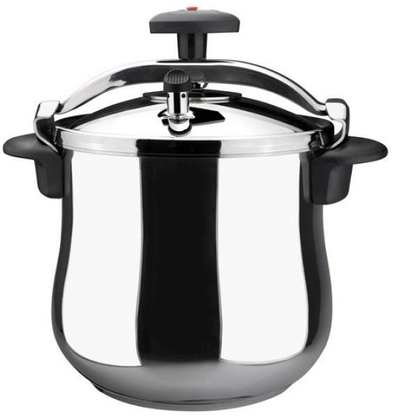 Panela de Pressão Star Bombeada c/Asas 10L (Aço Inoxidável) - MAGEFESA