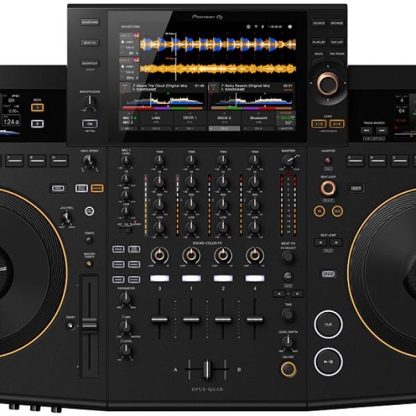 Controlador Profissional DJ All - In - One 4 Canais c/ Ecrã Tátil 10.1 (Preto) - PIONEER