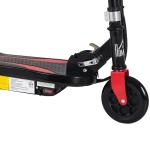 Trotinete Elétrico Dobrável para Crianças de 7 - 14 anos Suporta até 50kg com Altura Ajustável 75x36x82 - 93cm Preto