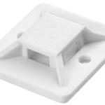 Emb. 10x Suportes Autoadesivos p/ Abraçadeiras 30x30mm (Branco) - ORNO