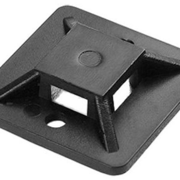 Emb. 50x Suportes Autoadesivos p/ Abraçadeiras 30x30mm (Preto) - ORNO