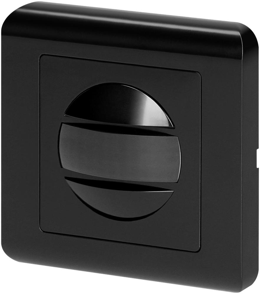 Sensor de Movimento PIR 220V 160° IP20 p/ Encastre (Preto) - ORNO