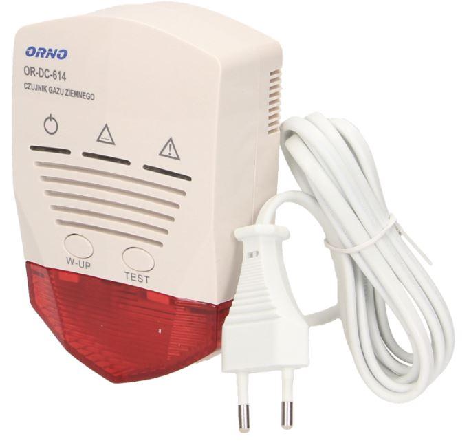 Sensor Detector de Gás Natural c/ Alarme - ORNO