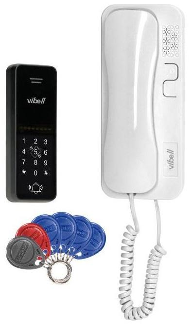 Kit Audio Porteiro c/ Sensor RFID + Código PIN - VIBELL