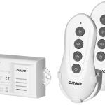 Kit Emissor Receptor 3 Canais 433Mhz c/ 2x Comandos - ORNO