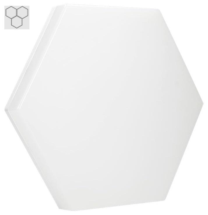 Candeeiro Plafon Hexágonal em LED EXTRA - SLIM 24W 4000K 2000Lm - ORNO