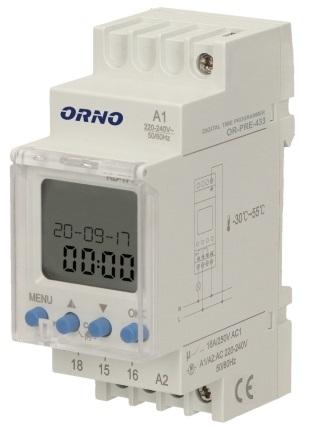Temporizador Semanal Digital 2300W (DIN) - ORNO