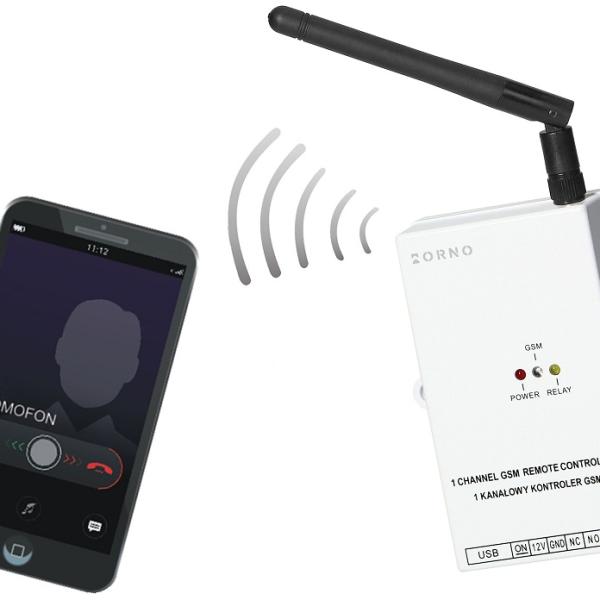 Controlador GSM 4G c/ Entrada USB p/ Controlo de Portas - ORNO