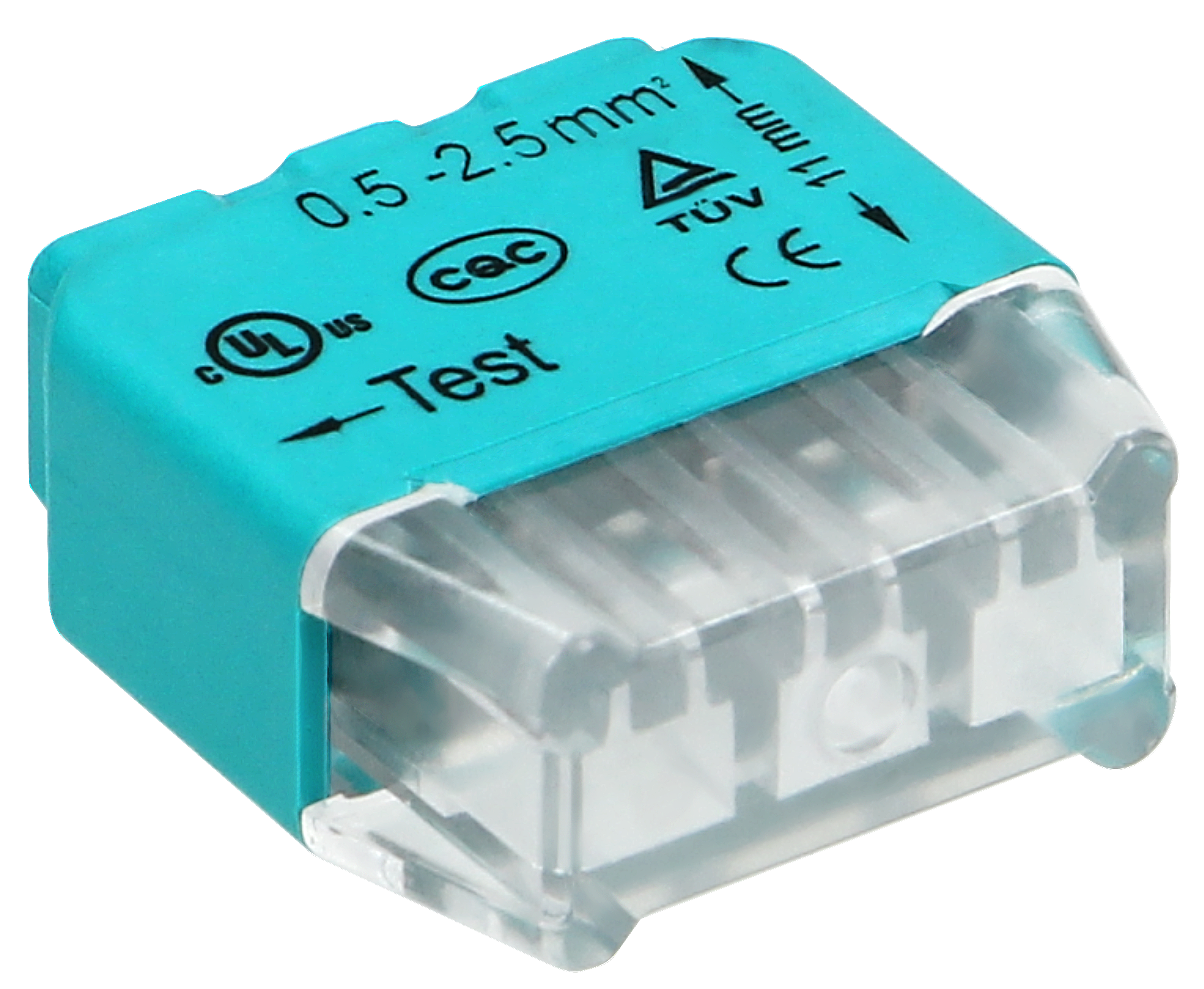 Pack 100x Ligadores Rápidos p/ 3 Fios (Ø 0,75 ~ 2,5mm²) - ORNO