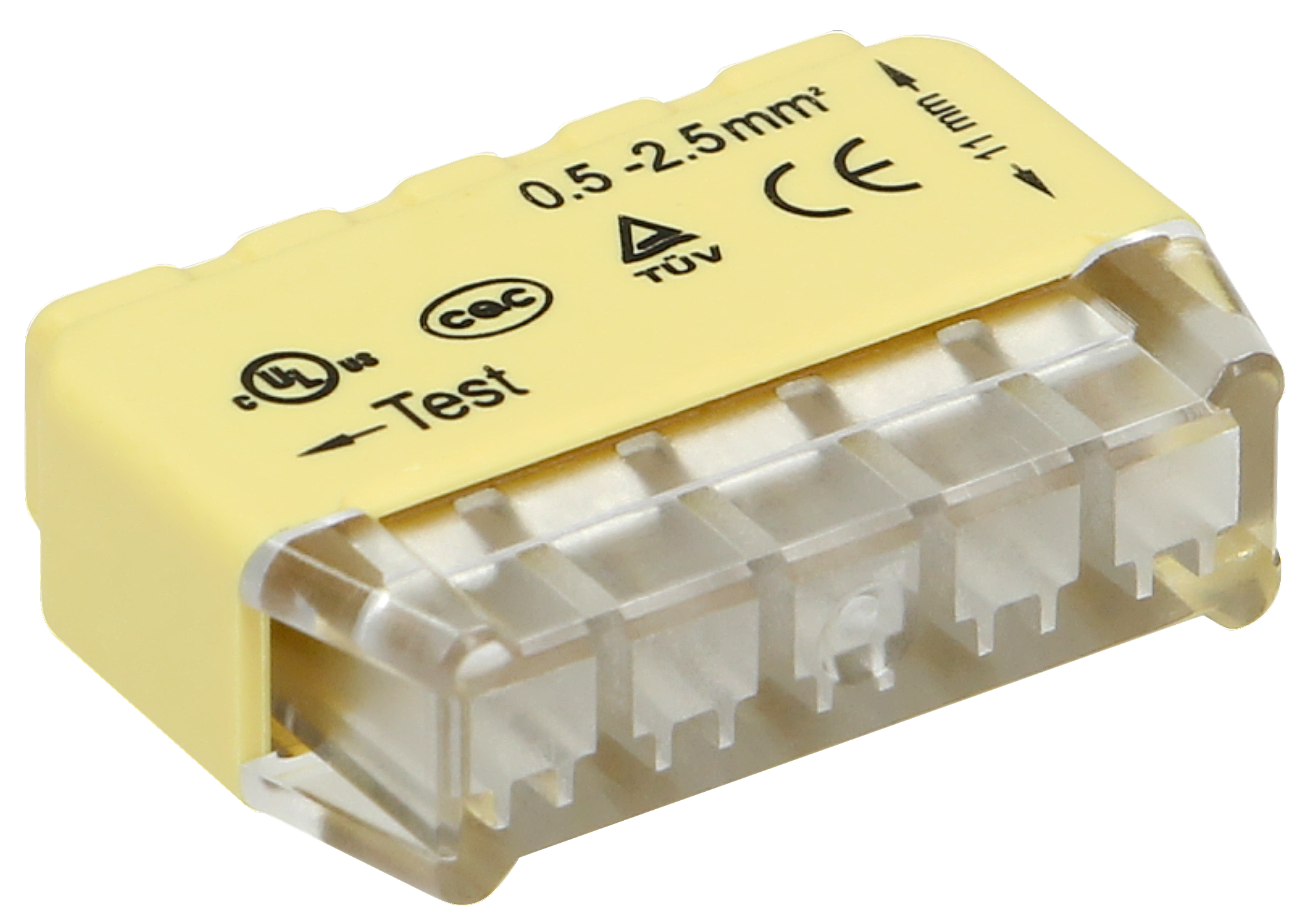 Pack 50x Ligadores Rápidos p/ 5 Fios (Ø 0,75 ~ 2,5mm²) - ORNO