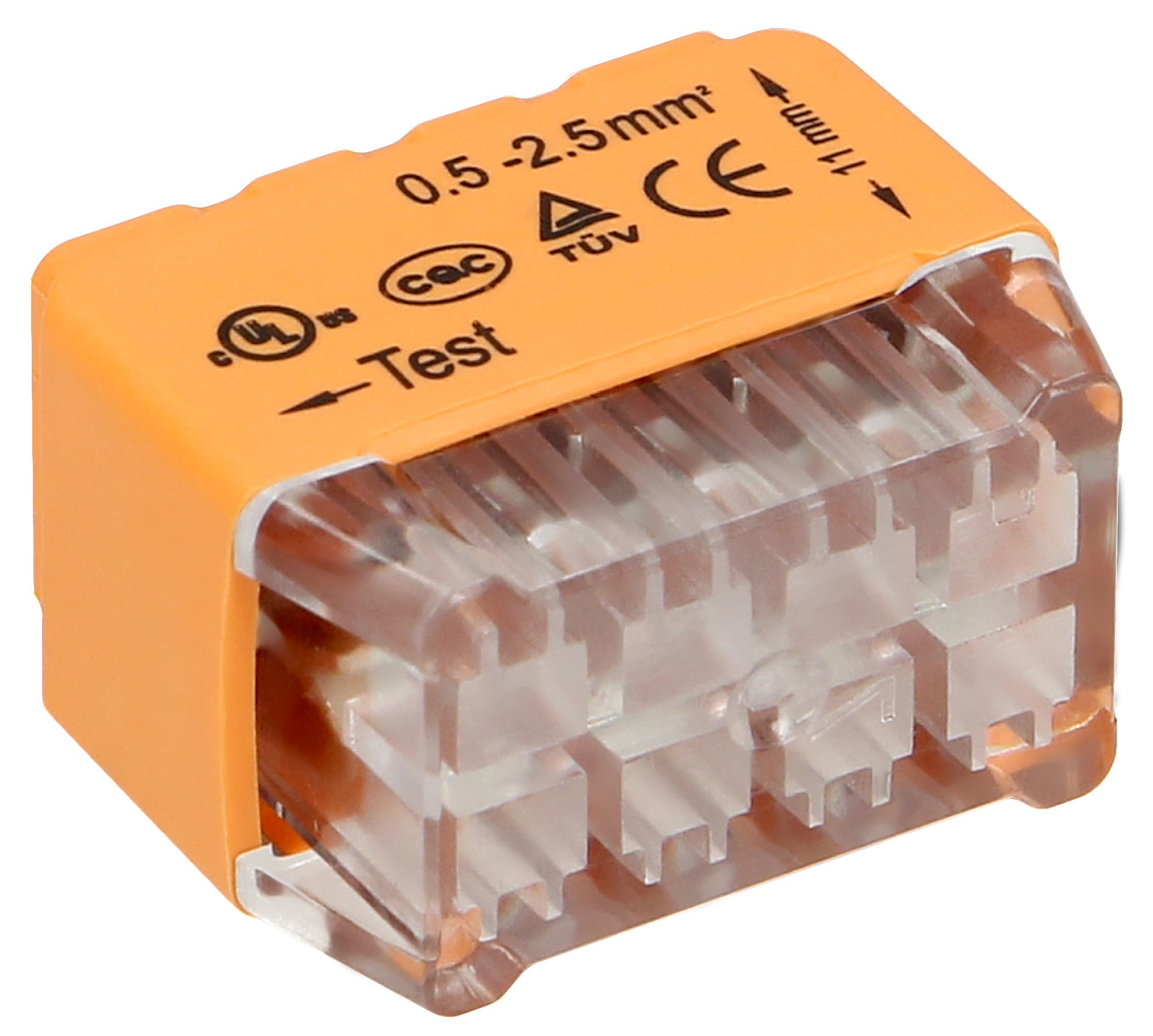 Pack 8x Ligadores Rápidos p/ 8 Fios (Ø 0,75 ~ 2,5mm²) - ORNO