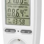 Medidor Digital de Custos de Energia, Potência, Corrente, Frequência,... (3680W) - ORNO