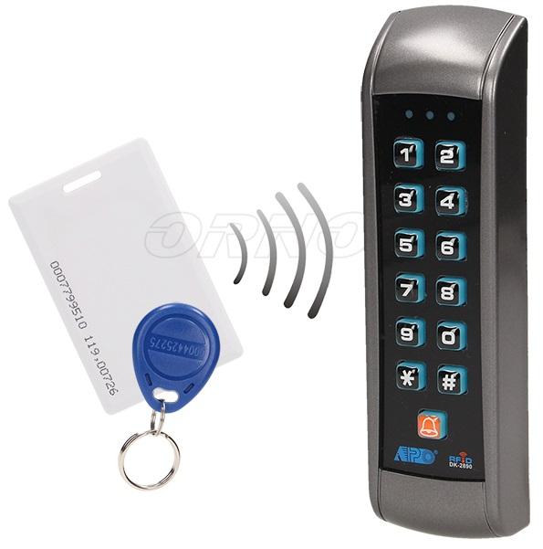 Leitor de Controlo de Acessos com PIN + Cartão e Tag de Proximidade 125kHz - ORNO