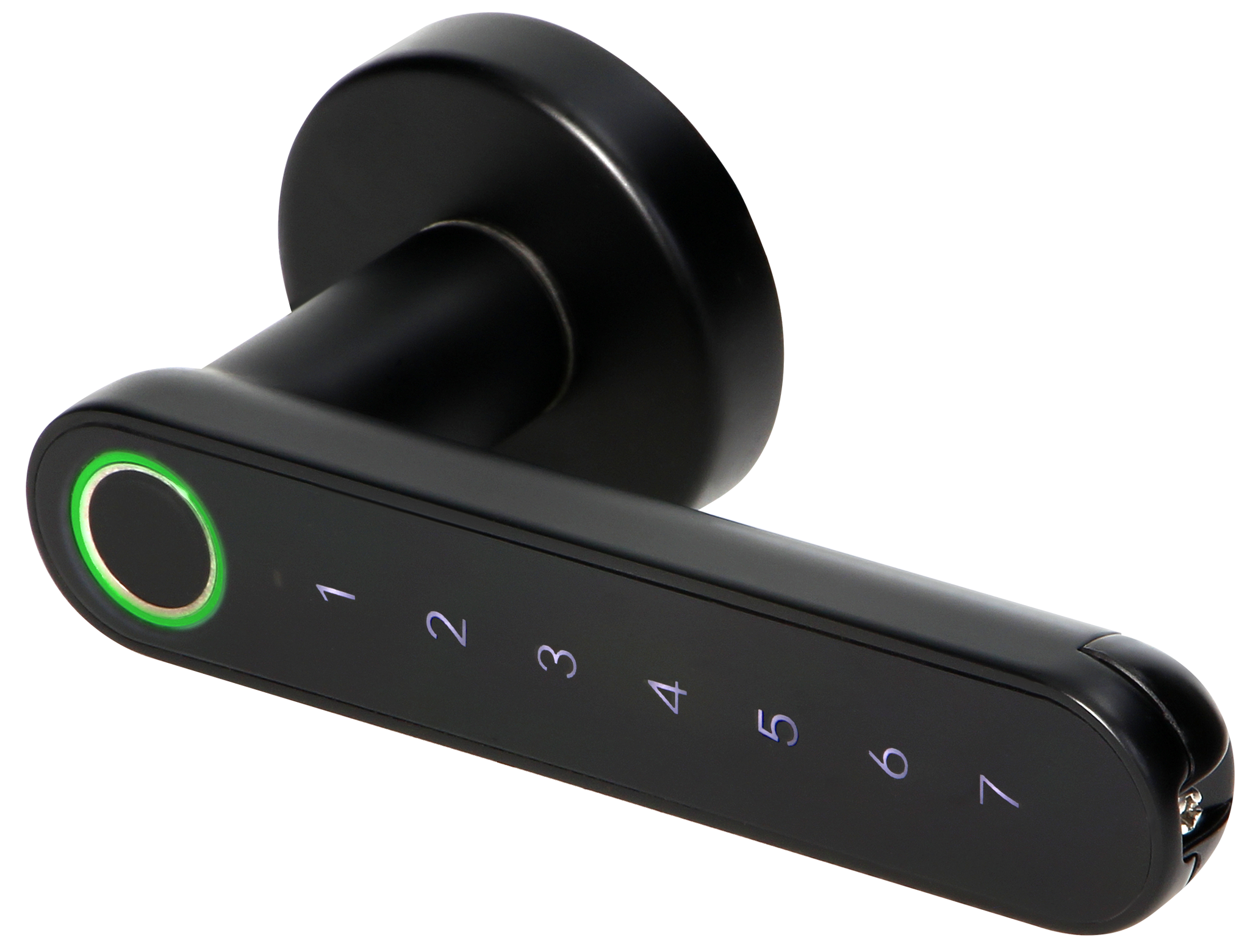 Maçaneta de Porta Inteligente Bluetooth c/ Código de Acesso e Impressão Digital - ORNO