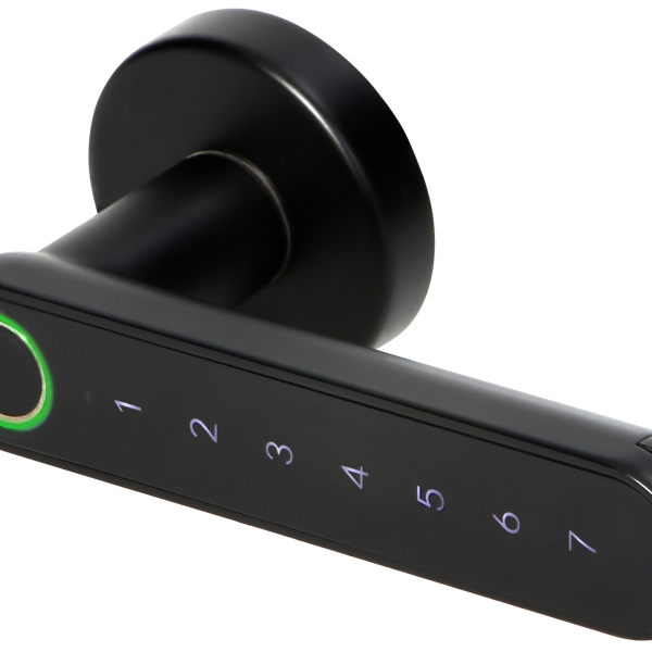 Maçaneta de Porta Inteligente Bluetooth c/ Código de Acesso e Impressão Digital - ORNO