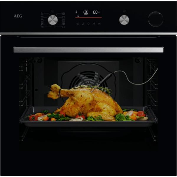 Forno de Encastre Série 6000 SenseCook OR6PB51WSB 72L 3380W (Preto) - AEG