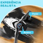 Quadriciclo Elétrico HONDA para Crianças Bateria 6V com Faróis LED Buzina Velocidade de 2,8km/h 65,5x35,5x43,5 cm Branco e Preto