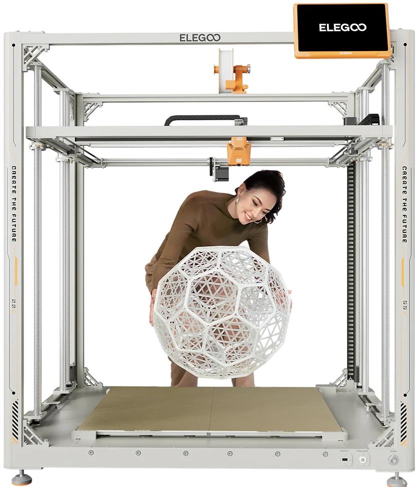 Impressora 3D OrangeStorm Giga (800 x 800 x 1000 mm) - ELEGOO