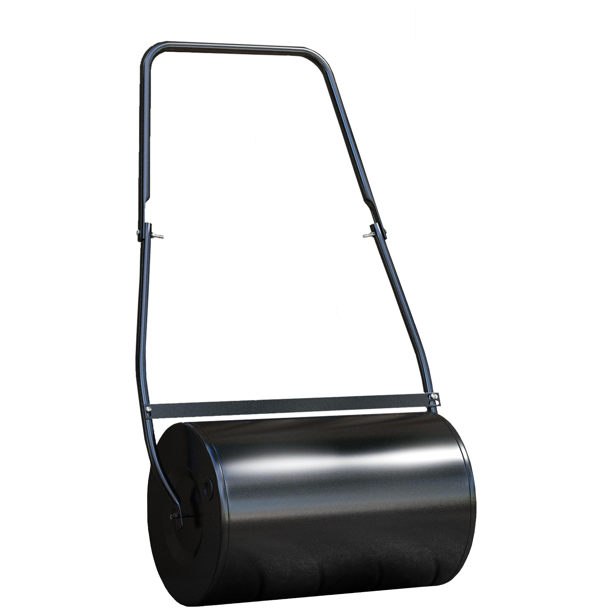 Rolo de Jardim 38L de Aço preenchido com água ou Areia Φ32x50cm Cabo destacável