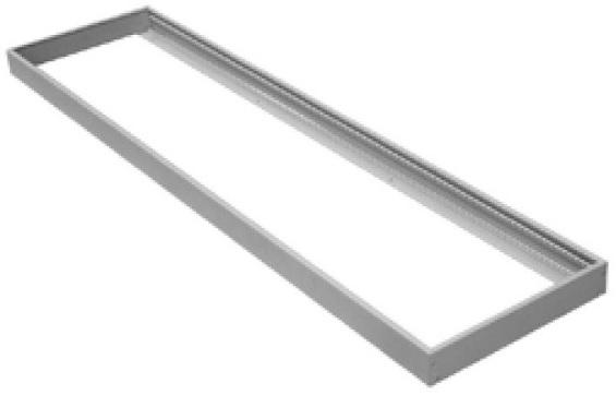 Aro Superficie Branco p/ Fixação Painel LED (120 x 30 cm)