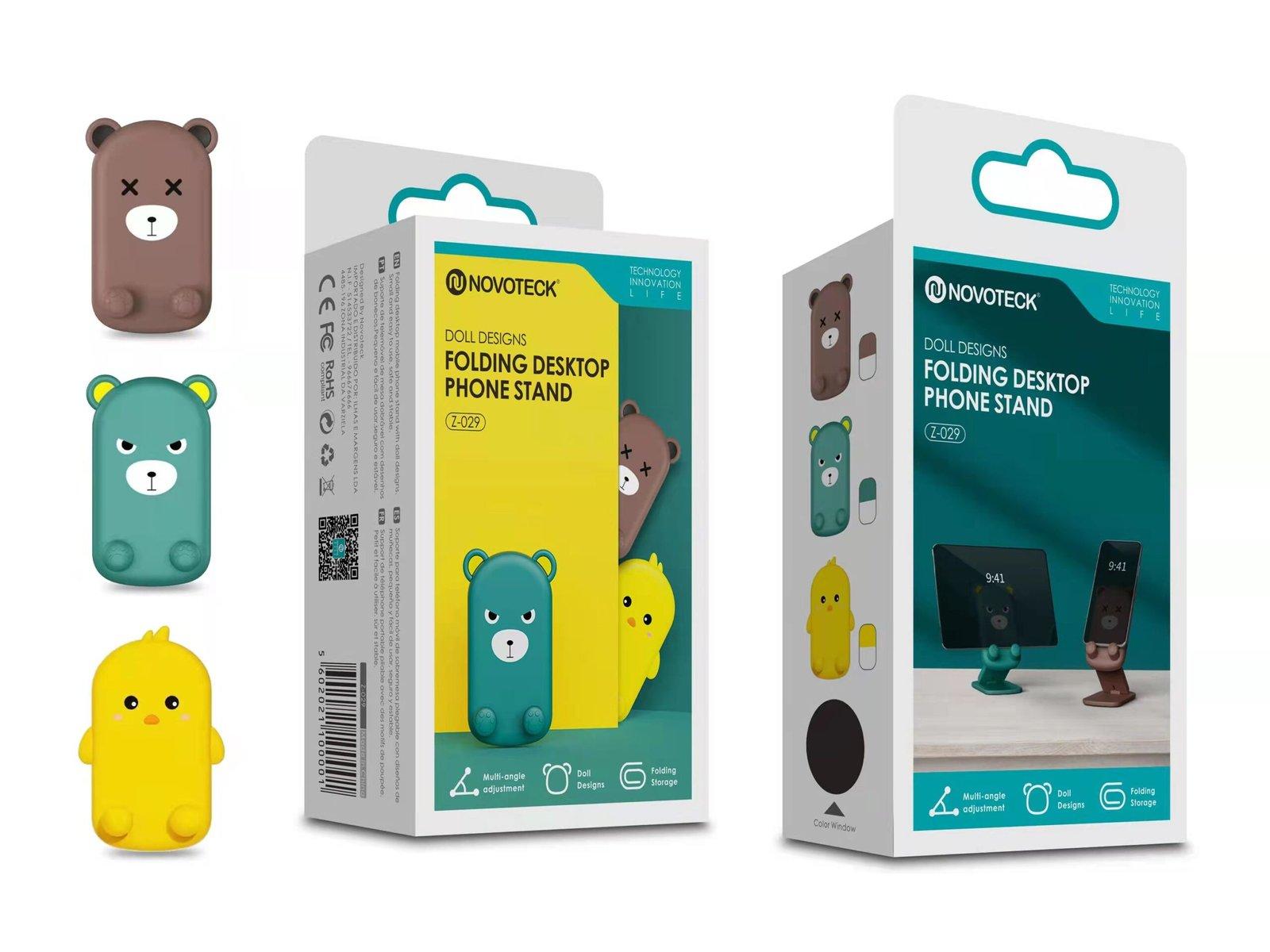 Suporte Formato Bonecos Urso Verde Z-029