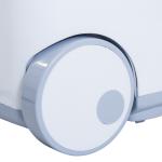 Ferro de Engomar a Vapor com Depósito de 1,8L e Temperatura Ajustável em 11 Níveis 21,5x30x150 cm Branco e Roxo