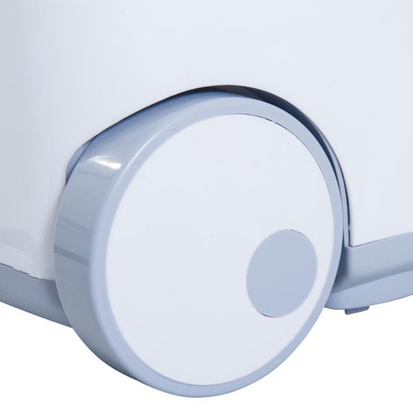 Ferro de Engomar a Vapor com Depósito de 1,8L e Temperatura Ajustável em 11 Níveis 21,5x30x150 cm Branco e Roxo