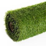 Relva Artificial 25 mm Rolo de Relva Artificial 300x100 cm Realista com Orifícios de Drenagem para Varanda Jardim Pátio Verde
