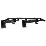Barra de Elevações para Parede Treinamento Muscular Pull Up para Casa Carga Máxima 150kg 93,5x65x17 cm Preto