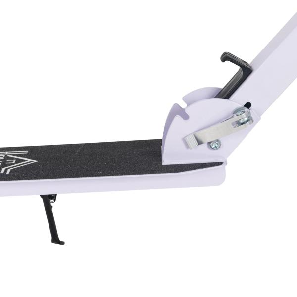 Trotinete Dobrável para Crianças de 7 a 14 Anos Trotinete Infantil com Guiador Ajustável em 4 Níveis e Travão 88x37x75 - 100cm Branco