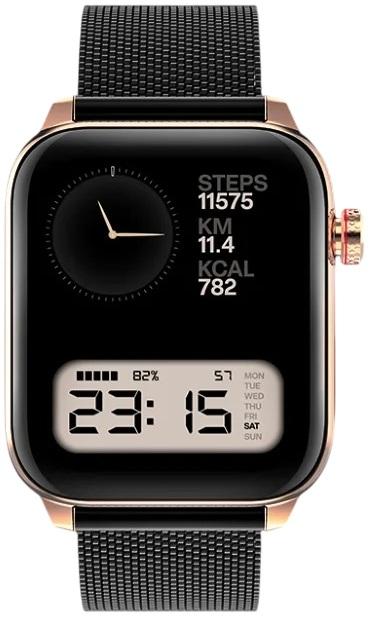 Smartwatch FW64 Oxygen 2 (Preto/Dourado) - MAXCOM