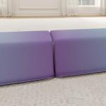 Barra de Equilíbrio de Ginástica Dobrável 236 cm com Base Antiderrapante Viga de Equilíbrio para Treino em Casa Multicor