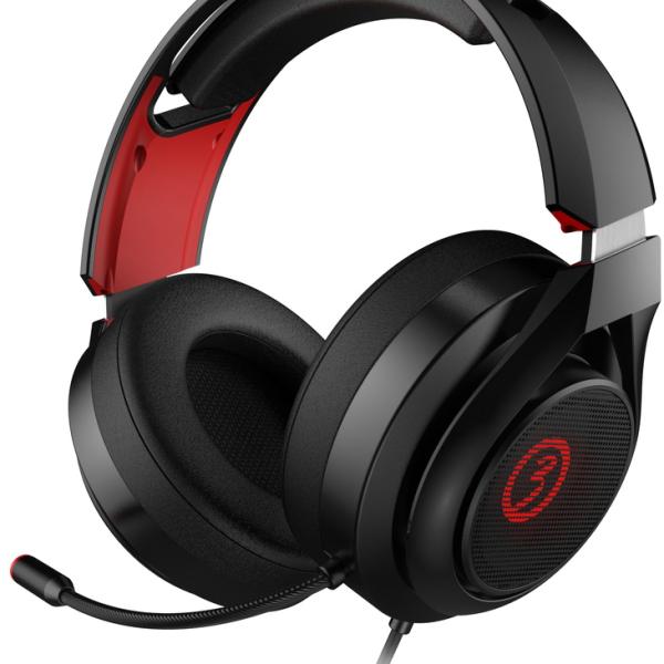 Auscultadores Headset Gaming Rage X40 7.1 (Preto/Vermelho) - OZONE
