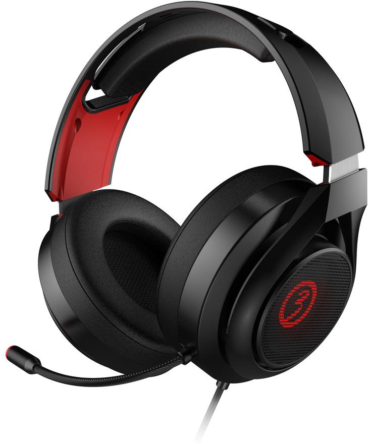 Auscultadores Headset Gaming Rage X40 7.1 (Preto/Vermelho) - OZONE