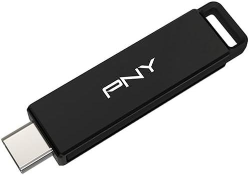 Pen Drive USB - C Elite - X 128GB (Preto) - PNY
