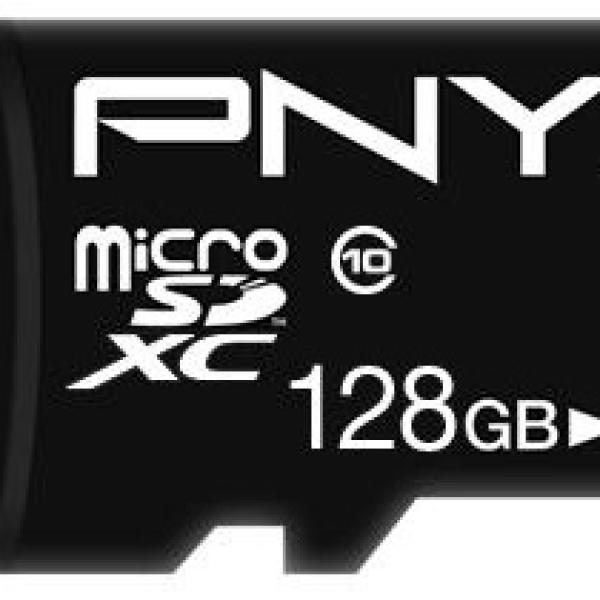 Cartão de Memória MicroSDXC 128GB (Classe 10) - PNY