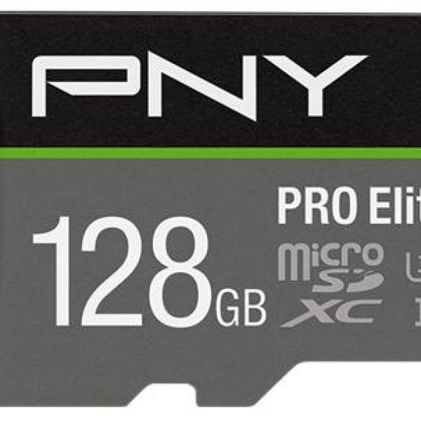 Cartão de Memória MicroSDXC 128GB (Classe 10) - PNY