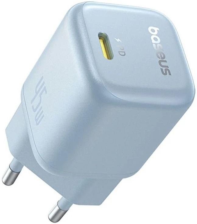 Carregador PicoGo GaN Fast Charger Ultra - Mini USB - C 45W (Azul) - BASEUS