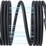 Cabo Magnético PicoGo USB - C Macho - USB - C Macho PD 240W Preto (1m) - BASEUS