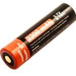 Pilha Recarregável 18650 3,7V 2200mAh c/ Porta de Carregamento micro - USB