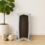 Poste de Arranhar para Gatos 58 cm Arranhador para Gatos com Poste de Sisal e Bolas Suspensas 34x25,5x58 cm Cinza