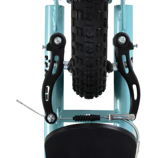 trotinete para crianças acima de 5 anos Guiador ajustável Rodas infláveis 135x58x88 - 94 cm Azul