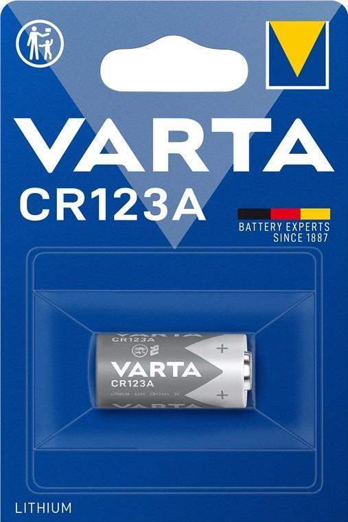 Pilha CR123A 3V - VARTA