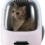 Mochila Inteligente Transportador de Gatos Breezy2 (Rosa) - PETKIT